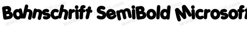 Bahnschrift SemiBold MicrosoftYaHei字体转换